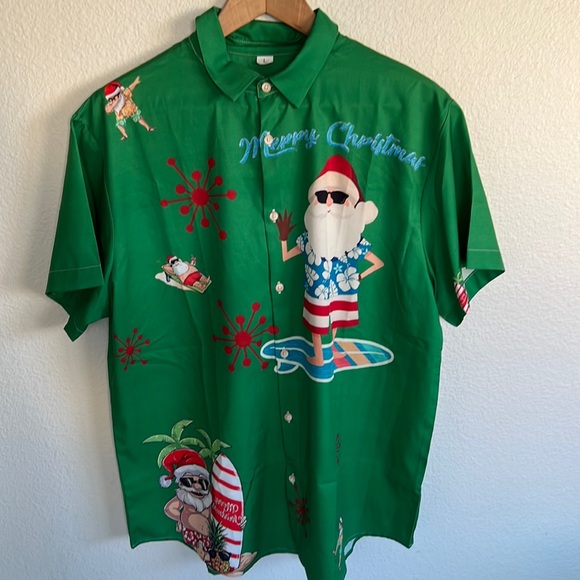 Christmas Aloha Shirt - Picture 3 of 15